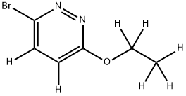 3-Bromo-6-ethoxypyridazine-d7 Struktur