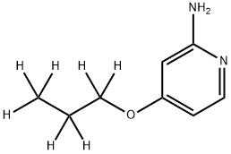 2-Amino-4-(n-propoxy-d7)-pyridine Struktur