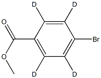 methyl 4-bromobenzoate-2,3,5,6-d4 Struktur