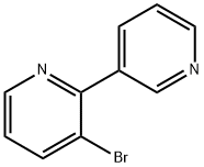 3-Bromo-2,3'-bipyridine Struktur