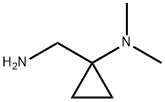 1-(aminomethyl)-N,N-dimethylcyclopropan-1-amine Struktur