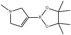 1-methyl-3-(4,4,5,5-tetramethyl-1,3,2-dioxaborolan-2-yl)-2,5-dihydro-1H-pyrrole Struktur