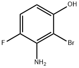 2-Bromo-6-fluoro-3-hydroxyaniline Struktur