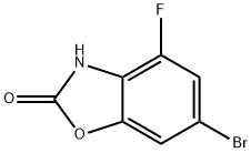 6-Bromo-4-fluoro-3H-benzooxazol-2-one Struktur