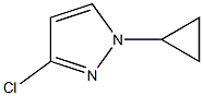 3-chloro-1-cyclopropyl-1H-pyrazole Struktur