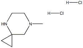 7-methyl-4,7-diazaspiro[2.5]octane dihydrochloride Struktur