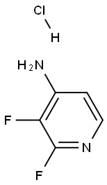 2,3-Difluoro-pyridin-4-ylamine hydrochloride Struktur