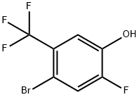 2-Bromo-4-fluoro-5-hydroxybenzotrifluoride Struktur