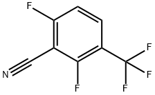 2,6-Difluoro-3-(trifluoromethyl)benzonitrile Structure