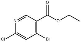 Ethyl 4-bromo-6-chloronicotinate Struktur