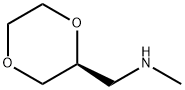 (S)-1-(1,4-Dioxan-2-yl)-N-methylmethanamine Struktur