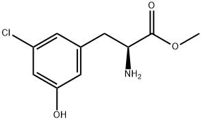 METHYL 2-AMINO-3-(3-CHLORO-5-HYDROXYPHENYL)PROPANOATE Structure