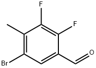 5-Bromo-2,3-difluoro-4-methylbenzaldehyde Struktur