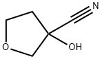 3-hydroxytetrahydrofuran-3-carbonitrile Struktur