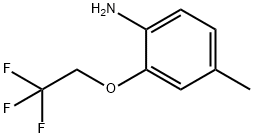 4-methyl-2-(2,2,2-trifluoroethoxy)aniline Struktur