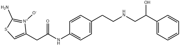 (R)-2-amino-4-(2-((4-(2-((2-hydroxy-2-phenylethyl)amino)ethyl) phenyl)amino)-2-oxoethyl)thiazole 3-oxide