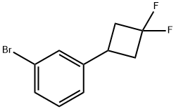 1-Bromo-3-(3,3-difluorocyclobutyl)benzene Struktur