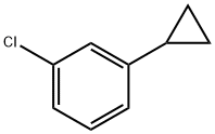 Benzene, 1-chloro-3-cyclopropyl- Struktur