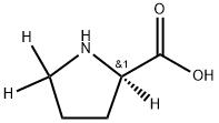 D-Proline-2,5,5-d3 Struktur