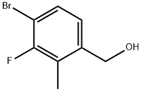 (4-Bromo-3-fluoro-2-methylphenyl)methanol Struktur