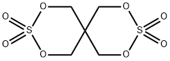 2,4,8,10-Tetraoxa-3,9-dithiaspiro[5.5]undecane, 3,3,9,9-tetraoxide Struktur