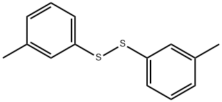 bis(3-methylphenyl) disulfide Struktur