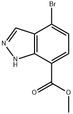 1H-Indazole-7-carboxylic acid, 4-bromo-, methyl ester|METHYL 4-BROMO-1H-INDAZOLE-7-CARBOXYLATE