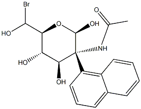 6-Bromo-2-naphthyl2-acetamido-2-deoxy-b-D-glucopyranoside Struktur