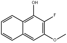 2-Fluoro-3-methoxynaphthalen-1-ol Struktur