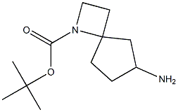 tert-butyl 6-amino-1-azaspiro[3.4]octane-1-carboxylate Struktur