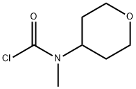 N-methyl-n-(tetrahydro-2h-pyran-4-yl)carbamic chloride Struktur