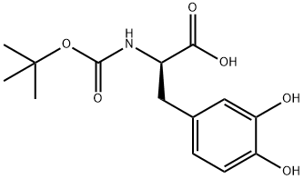 N-[(1,1-dimethylethoxy)carbonyl]-3-hydroxy- D-Tyrosine Struktur