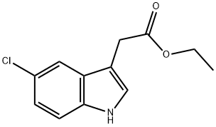 Ethyl 5-Chloroindole-3-acetate Struktur