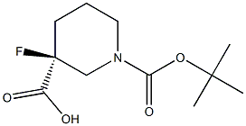 (S)-1-(tert-butoxycarbonyl)-3-fluoropiperidine-3-carboxylic acid|(3S)-1-[(叔丁氧基)羰基] -3-氟哌啶-3-羧酸