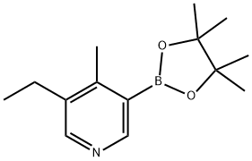 4-Methyl-5-ethylpyridine-3-boronic acid pinacol ester Struktur