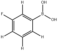 (3-fluorophenyl)boronic acid-D4 Struktur