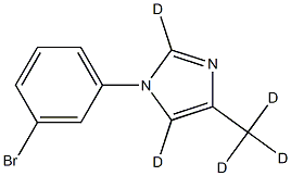 1-(3-bromophenyl)-4-(methyl-d3)-1H-imidazole-2,5-d2|