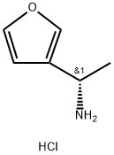 (1S)-1-(FURAN-3-YL)ETHAN-1-AMINE HYDROCHLORIDE Struktur