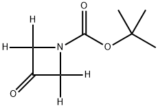 tert-butyl 3-oxoazetidine-1-carboxylate-2,2,4,4-d4 Struktur