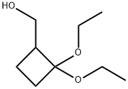 (2,2-diethoxycyclobutyl)methanol Struktur