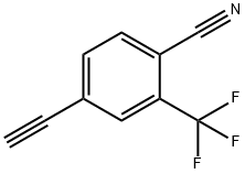 Benzonitrile, 4-ethynyl-2-(trifluoromethyl)- Struktur