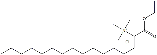 1-ETHOXY-N,N,N-TRIMETHYL-1-OXO-2-HEXADECANAMINIUM CHLORIDE Struktur