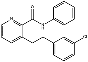 N-phenyl-3-[2-(3-chlorophenyl)ethyl]-2-pyridine carboxamide