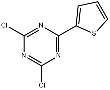 2,4-Dichloro-6-(2-thienyl)-1,3,5-triazine Struktur