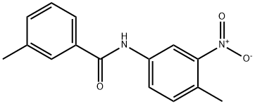 3-methyl-N-(4-methyl-3-nitrophenyl)benzamide Struktur