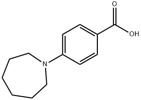 4-(azepan-1-yl)benzoic acid Struktur