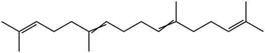 2,6,10,14-Hexadecatetraene, 2,6,11,15-tetramethyl- Struktur