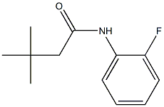 N-(2-fluorophenyl)-3,3-dimethylbutanamide Struktur