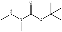 Hydrazinecarboxylic acid, 1,2-dimethyl-, 1,1-dimethylethyl ester Struktur