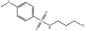 N-(3-chloropropyl)-4-methoxybenzenesulfonamide Struktur